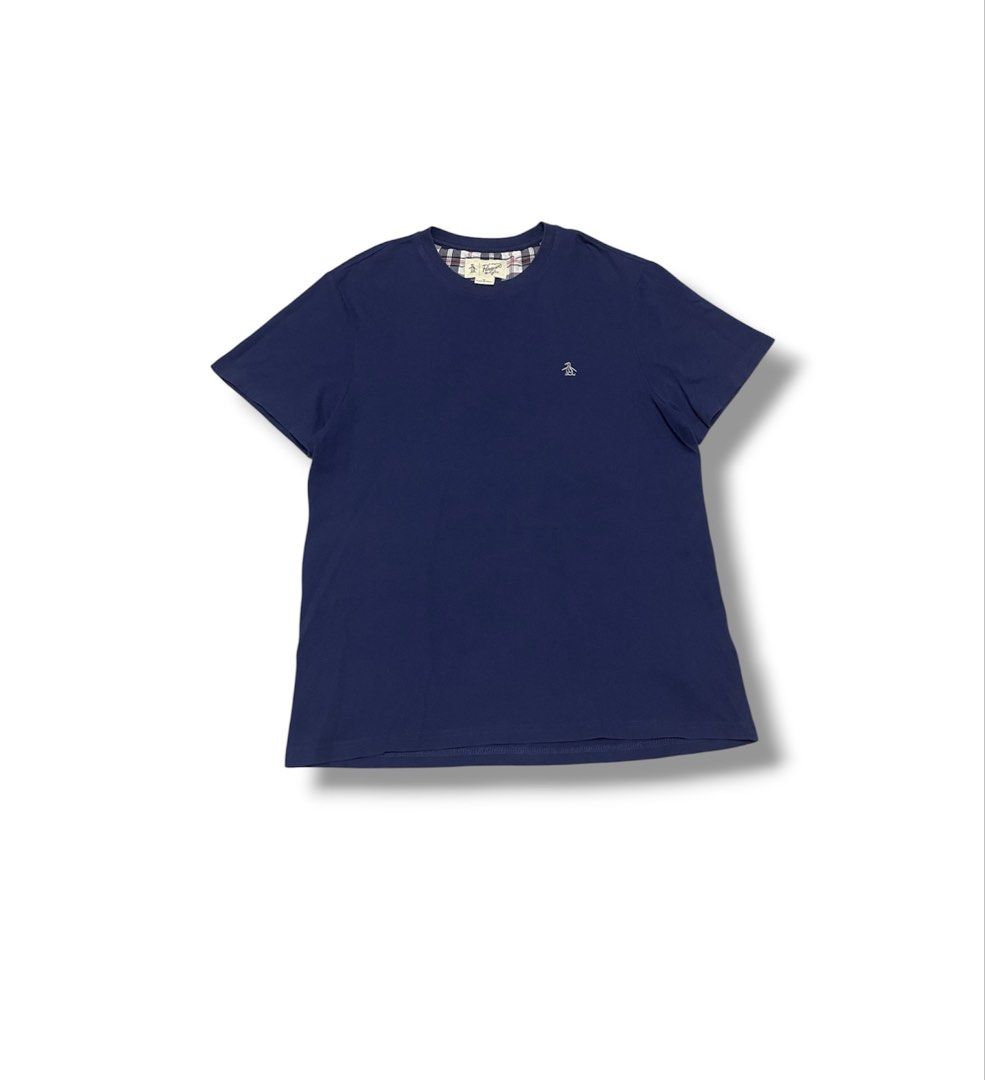 Penguin Embroid Logo Tee (Category: Luxury Apparel) located in Bulacan. Submitted by sanjisthrift (Listing ID 1470175027, Image 1). Description: Size Large to XL Width 21 Length 28 Very Good Condition 9/10.