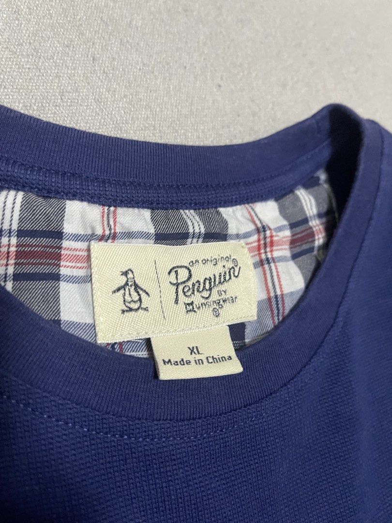 Penguin Embroid Logo Tee (Category: Luxury Apparel) located in Bulacan. Submitted by sanjisthrift (Listing ID 1470175027, Image 3). Description: Size Large to XL Width 21 Length 28 Very Good Condition 9/10.