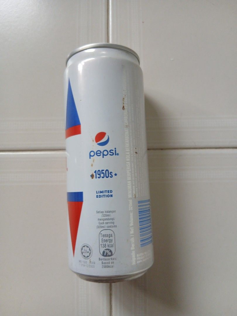 Pepsi Cola 1950s Limited Edition Can rRemake 320ml, Food & Drinks ...