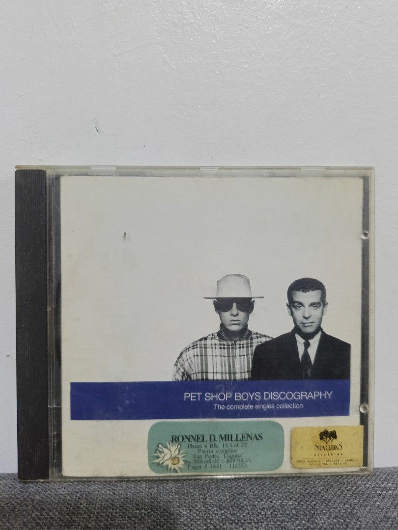 Petshop Boys - Discography (Category: CDs & DVDs) located in Cavite. Submitted by bodega_ni_kiks11 (Listing ID 1470251501, Image 1). Description: .