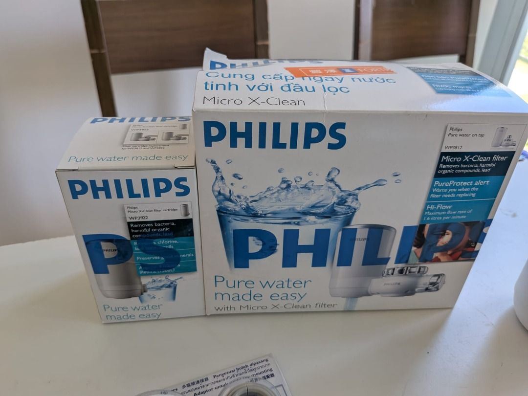 Philips Micro X-Clean Water Filter System WP3922, 家庭電器, 廚房電器, 濾水器及飲水機 ...