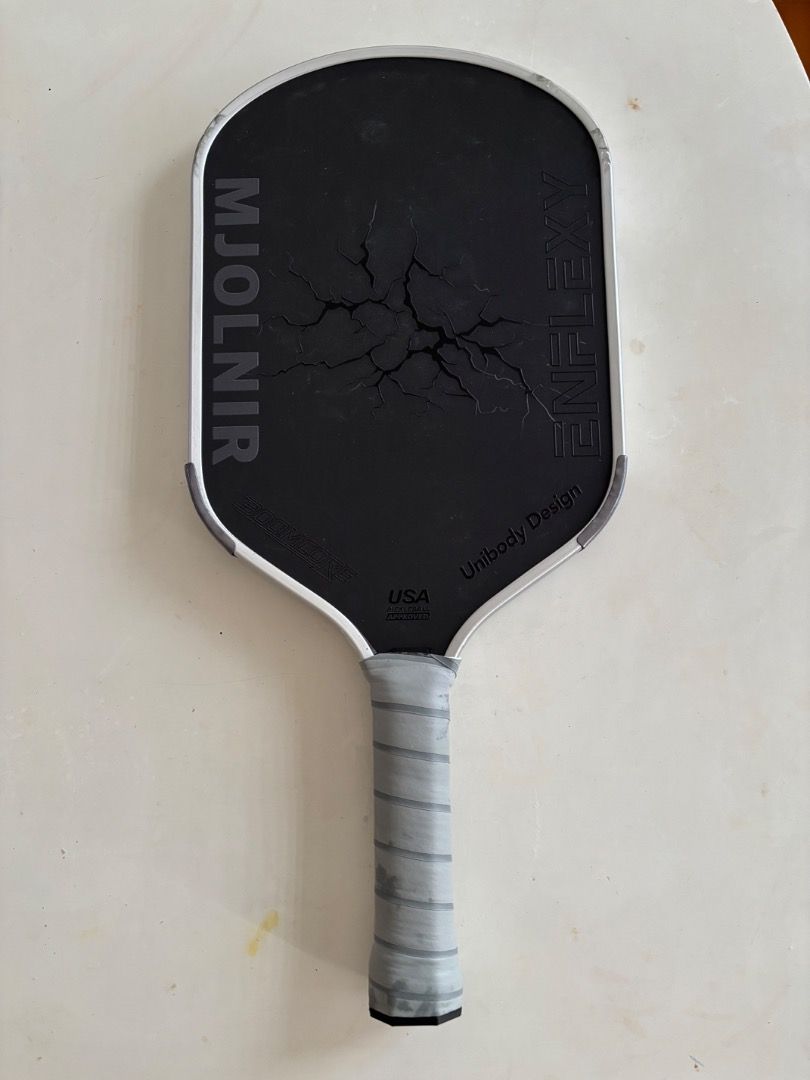 Pickleball Paddle Enflexy Mjolnir (Category: Racket and Ball Sports) located in Manila. Submitted by vaststar_04b38f (Listing ID 1470201227, Image 1). Description: Enflexy Mjolnir 16mm Pickleball Paddle Price: ₱2,000 (Slightly negotiable) Condition: Lighly Used Bought last June 2026 Selling my Enflexy Mjolnir 16mm paddle I haven’t used this for a while and I am upgrading to a new paddle as it doesn’t fit playing style anymore. Condition Details: 