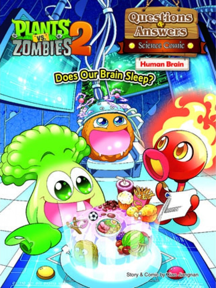 Plants vs Zombies 2 Q&A Science Comic 28: Human Brain (English) Brand ...