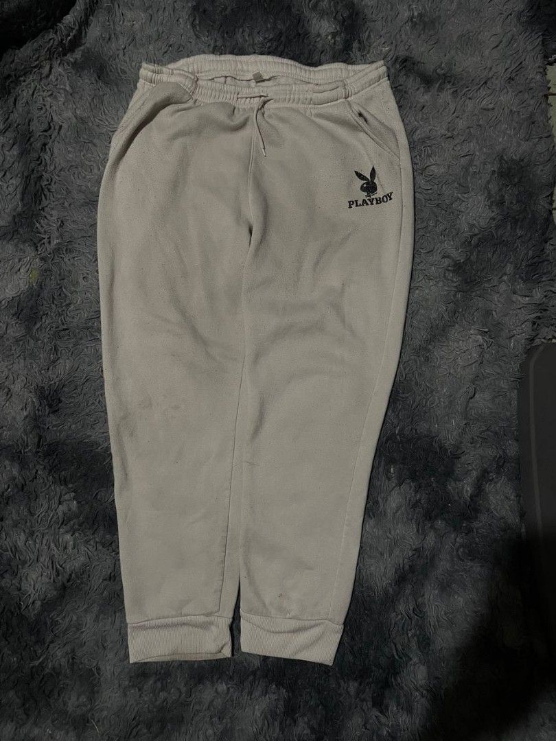 PLAYBOY PANTS (Category: Joggers) located in Manila. Submitted by garmentsreseller (Listing ID 1470298755, Image 1). Description: SIZE – 2XL WIDTH - 18 LENGTH - 39.