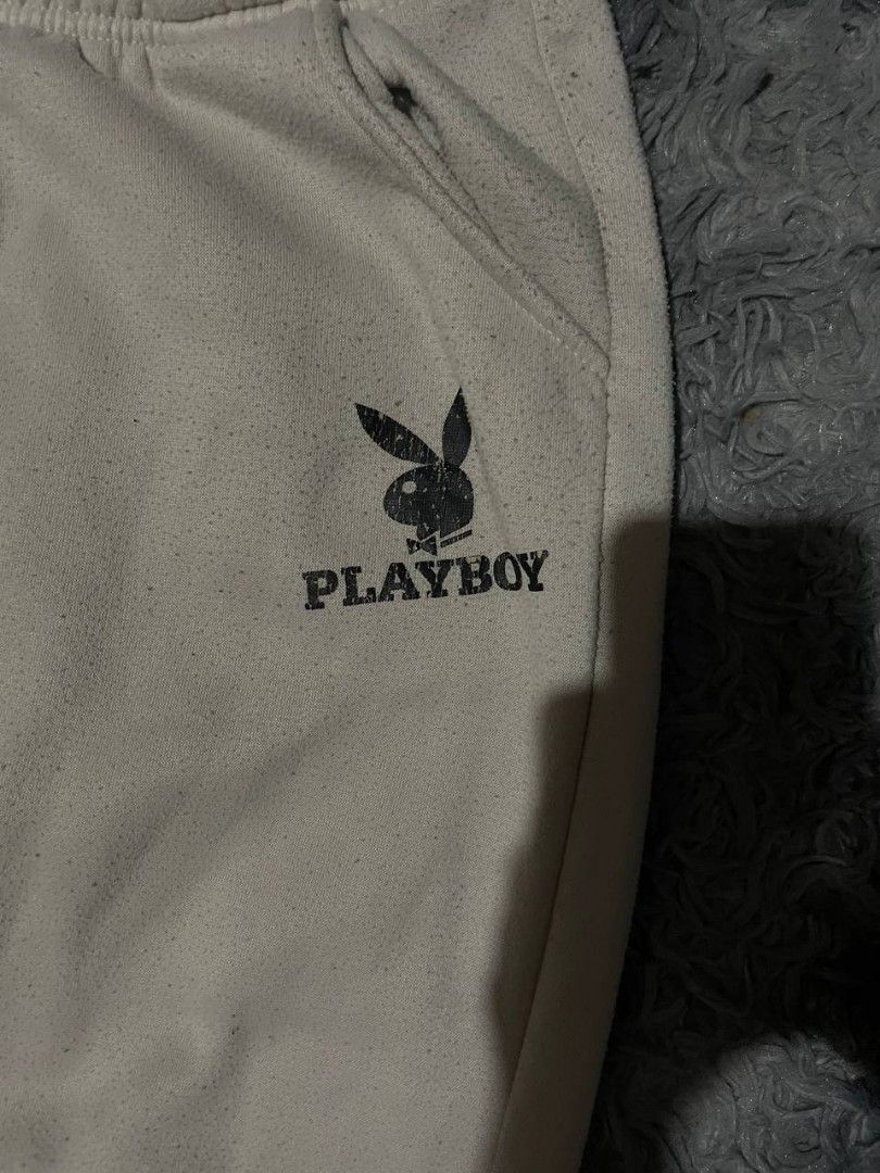 PLAYBOY PANTS (Category: Joggers) located in Manila. Submitted by garmentsreseller (Listing ID 1470298755, Image 2). Description: SIZE – 2XL WIDTH - 18 LENGTH - 39.