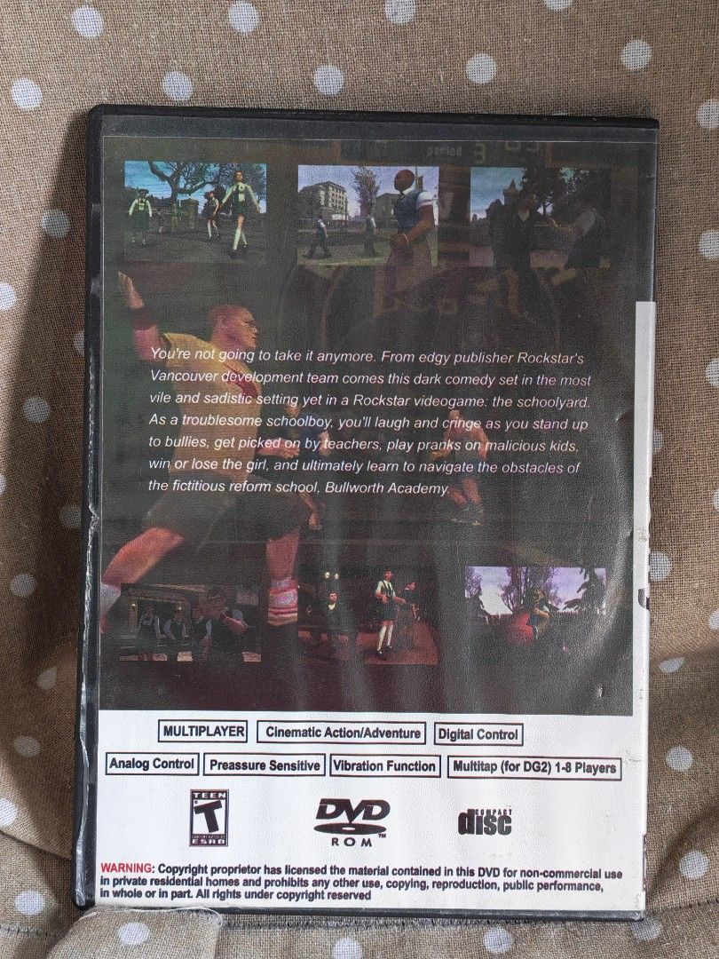Playstation 2 Bully Adventure Original Disc (Category: CDs & DVDs) located in Carmona. Submitted by tech_hub_cavite (Listing ID 1470180390, Image 2). Description: .