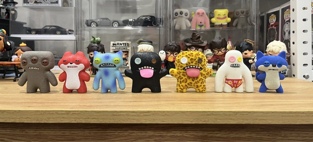 PMI Fuggler Figures (Category: Designer & Blind Box Toys) located in Bacoor. Submitted by chongscollectibles (Listing ID 1470255760, Image 1). Description: PMI FUGGLER FIGURES FOR SALE! Common - ₱199 each Catch Me - ₱219 each Mop:Gcash Mod:Lalamove, LBC, J&T 📍The District Dasmariñas, Alabang Town Center, Festival Mall, Rockwell Makati (by schedule)..