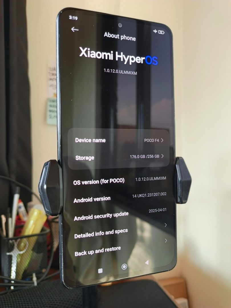 POCO F4 5G (Category: Xiaomi) located in Quezon City. Submitted by xelramos22 (Listing ID 1470218116, Image 1). Description: - Model: POCO F4 5G (Color: Black) - Storage & Memory: 256GB Storage, 8GB + 4GB RAM - Processor: Snapdragon 870 Octa-core, Max 3.2GHz - Operating System: Updated to Xiaomi HyperOS (Android 14) - Included Accessories: Original 67W fast charger with durable braided USB cable and case. - Condition: Good, fully functional, and 