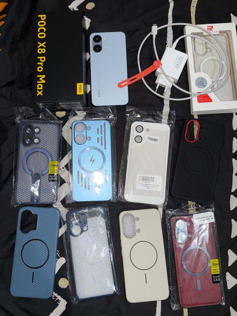 POCO X8 Pro Max - Blue 12/512 GB 99% smooth (Category: Xiaomi) located in Quezon City. Submitted by kentivan21 (Listing ID 1470325752, Image 1). Description: - Brand/Model: POCO X8 Pro Max - Color: Blue - Memory/Storage: 12GB RAM / 512GB Storage - Inclusions: Original box, accesories and 100W fast charger, and a 9pcs extra phone cases - Meetup Locations: Gateway Mall, Ali Mall, or Farmers Plaza (Quezon City).