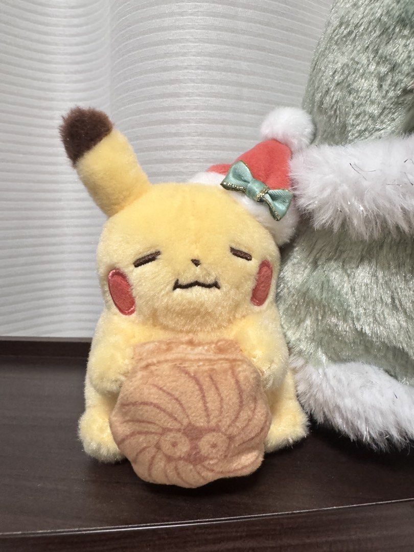 Pokemon Christmas 2026 Pikachu plushies (Category: Plushies & Soft Toys) located in Taguig. Submitted by eshoppe8587 (Listing ID 1470164764, Image 3). Description: Exclusive Pokémon 2026 Holiday Plush Set featuring 3 adorable Pikachus Pikachu dressed as a Christmas tree with gold Minior - Php 3500 Bag tag: Pikachu in a Santa hat and holding a cookie - Php 2000 Bag tag: Pikachu with snow beard - Php 2000 - Great addition to any holiday or Pokémon 