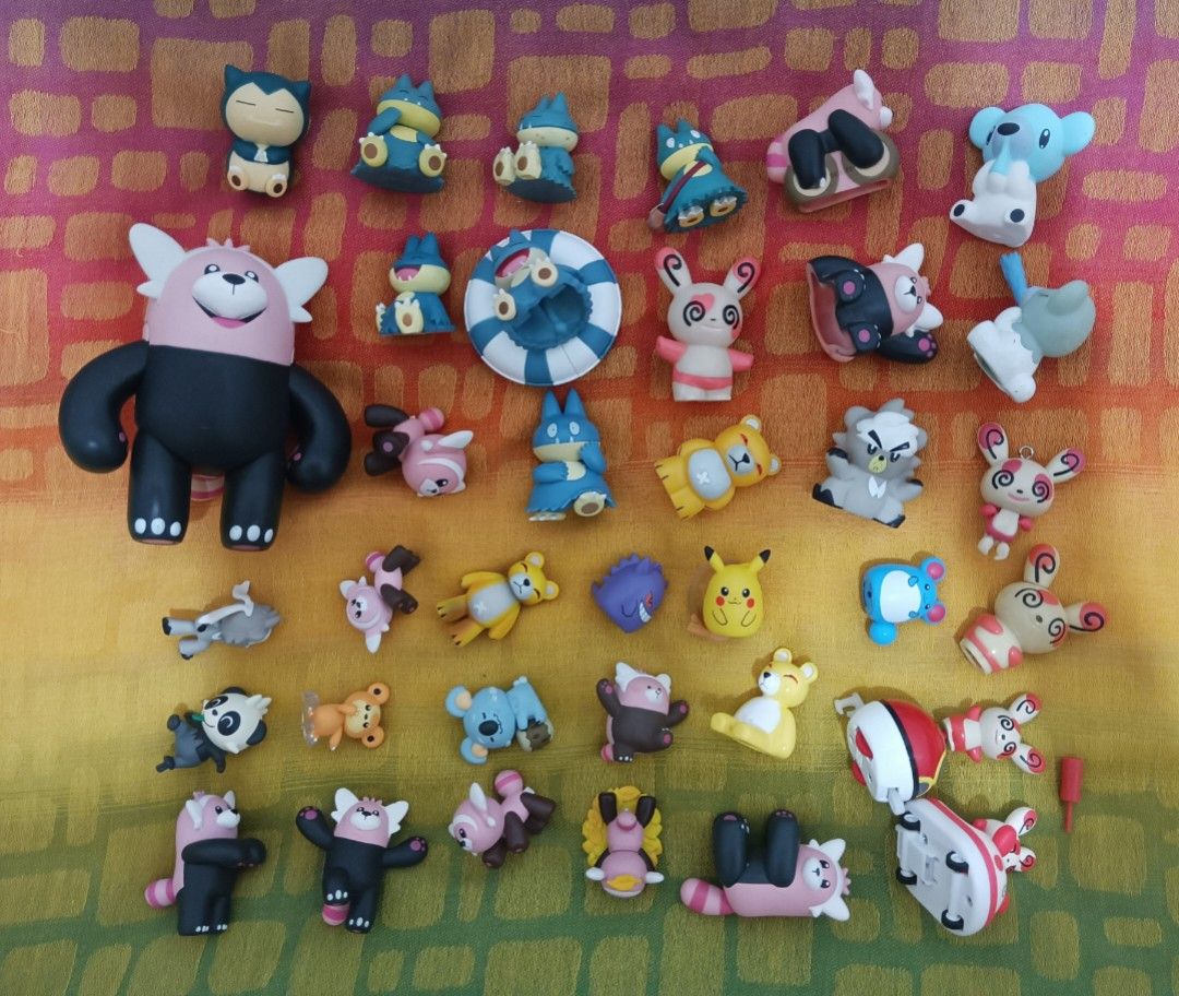 Pokemon Figures Set (Category: Kids Toys) located in Polangui. Submitted by spinduuh (Listing ID 1465978367, Image 1). Description: KINDLY READ FIRST❗SET ONLY 🔹Condition: (LOOSE) 🔹AUTHENTIC ✅ 🔹(AS IS) (WYSIWYG) 🔹LOC: (Polangui, Albay, Philippines) 🔹MOP: (GCASH & BDO UNIBNK ❌ COD/COP) 🔹MOD: (LBC) 🔹Handling Fee - 100, Expense by the Buyer.