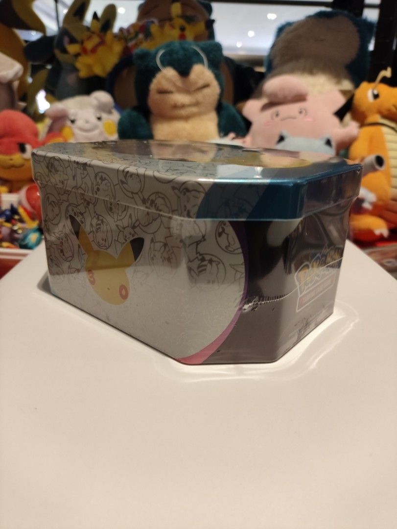 Pokémon 30th Celebration Tin English (Category: Card Boxes & Cases) located in Mandaluyong City. Submitted by ljhay029 (Listing ID 1470187099, Image 2). Description: ‼️Sealed ‼️ ~galing case ☺️⚡ 30th Anniversary Pokemon Greninja / Sylveon Tins 5300 📍Mandaluyong.
