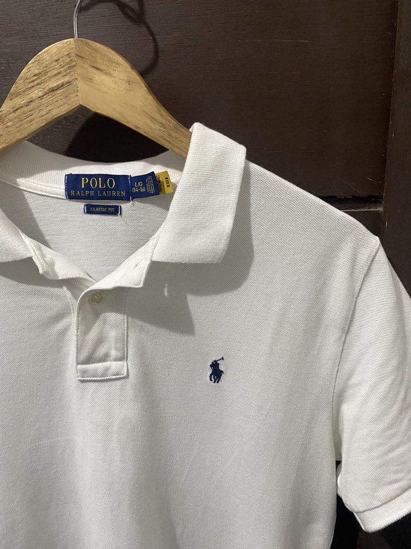 Polo by Ralph Lauren Plain White Small Pony (Category: Tshirts & Polo Shirts ) located in Cagayan de Oro. Submitted by vevienne.westwood (Listing ID 1470218753, Image 2). Description: 21x27 Onhand item dm for details.