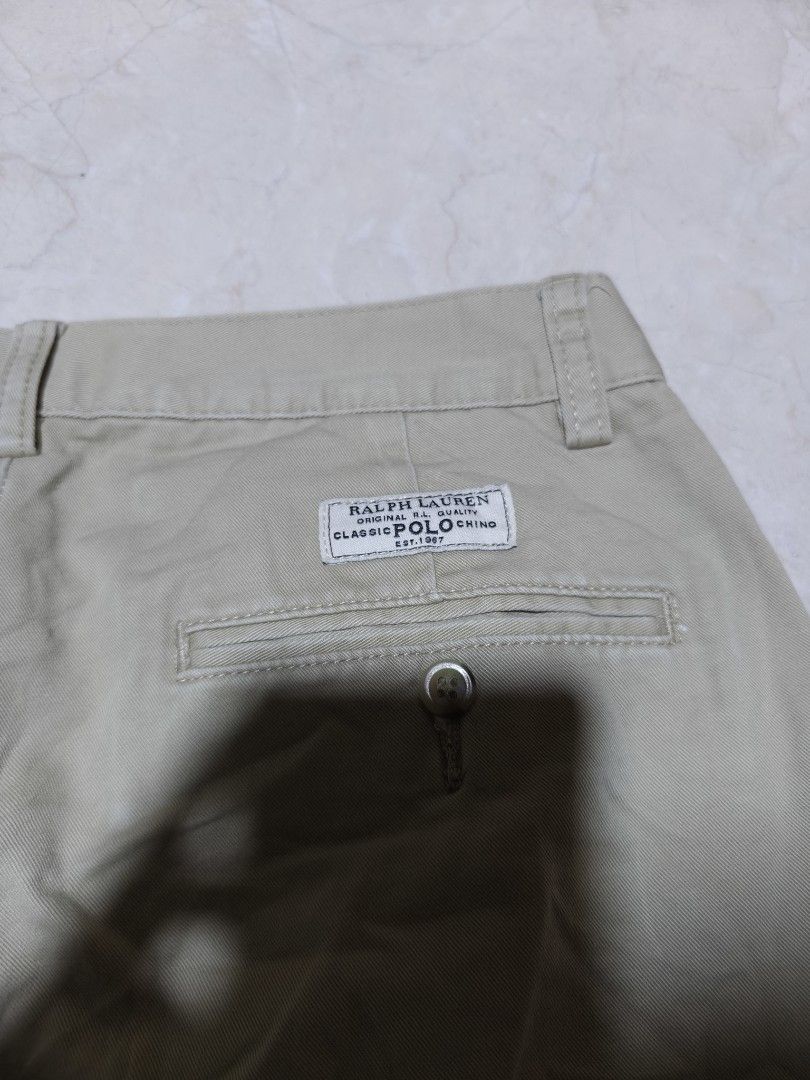 Polo Ralph Lauren chinos short (Category: Chinos) located in Mandaue City. Submitted by back2street- (Listing ID 1470317034, Image 3). Description: -Need wash stain.