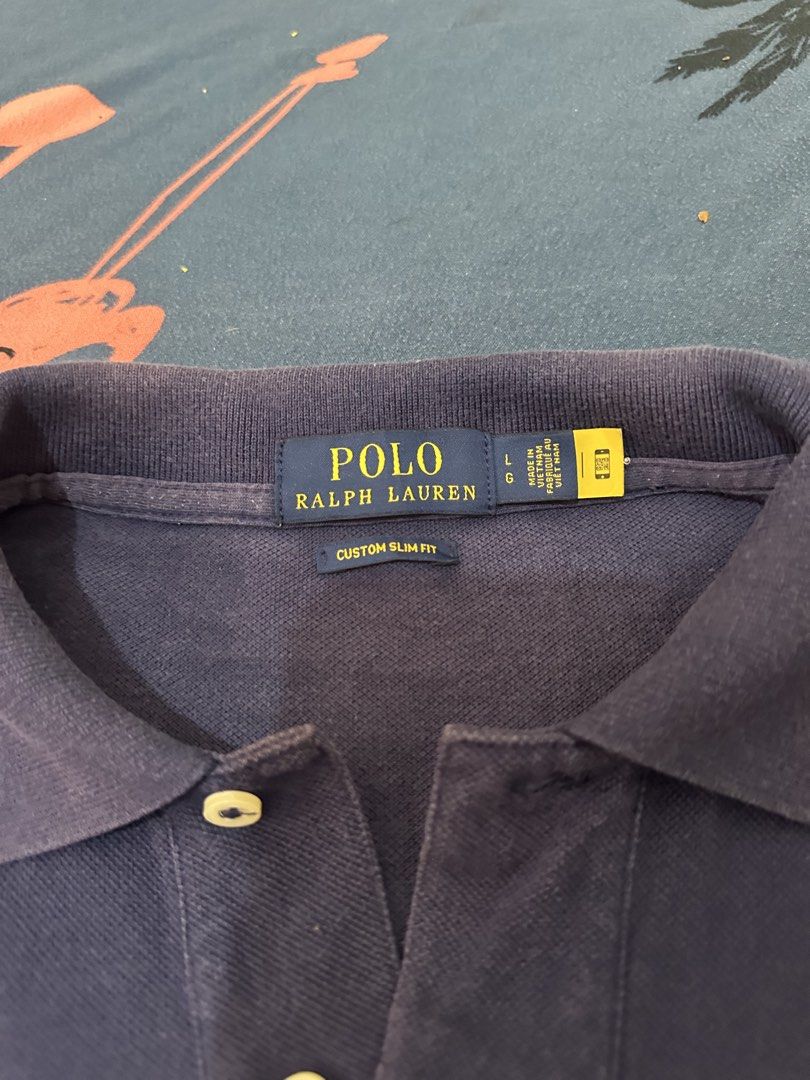 Polo ralph lauren Navy blue polo with Qr code (Category: Tshirts & Polo Shirts ) located in Manila. Submitted by kedizh (Listing ID 1470160538, Image 3). Description: • Brand: Polo Ralph Lauren • Color: NAVY BLUE • Tagged size: LARGE • Condition: very good condition .