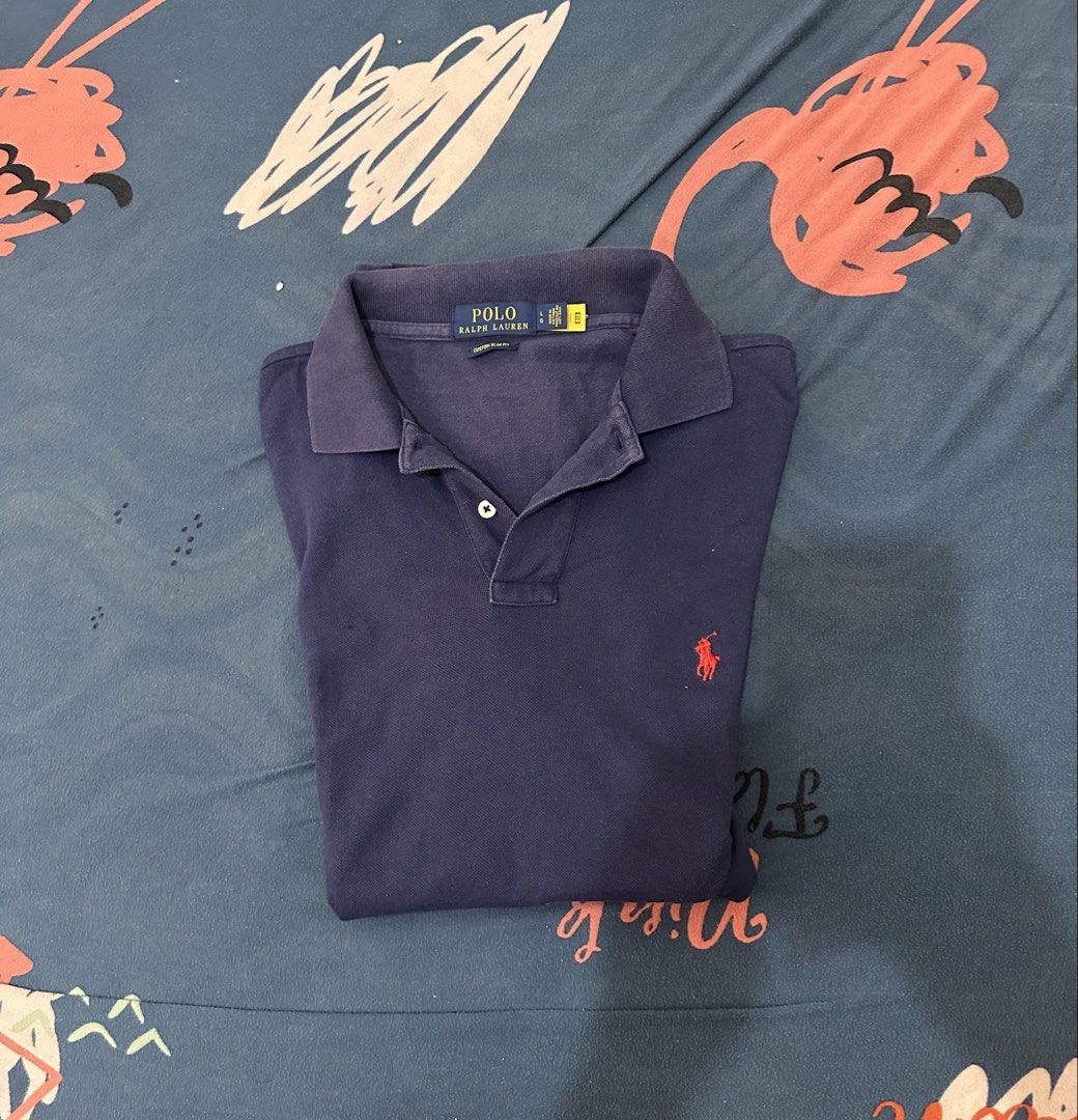 Polo ralph lauren Navy blue polo with Qr code (Category: Tshirts & Polo Shirts ) located in Manila. Submitted by kedizh (Listing ID 1470160538, Image 1). Description: • Brand: Polo Ralph Lauren • Color: NAVY BLUE • Tagged size: LARGE • Condition: very good condition .