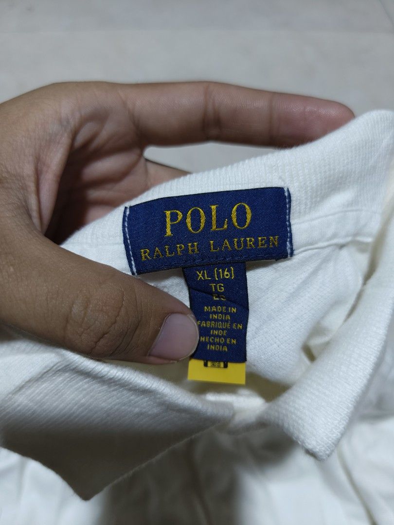 Polo Ralph Lauren polo shirts (Category: Others Tops) located in Mandaue City. Submitted by back2street- (Listing ID 1470315731, Image 3). Description: -Authentic -Need wash -scannable Qr code -minor rans, see last picture.