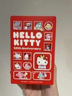 Labubu x Sanrio characters Hello Kitty (爽快送未開封盲盒一個）popmart blind box ...