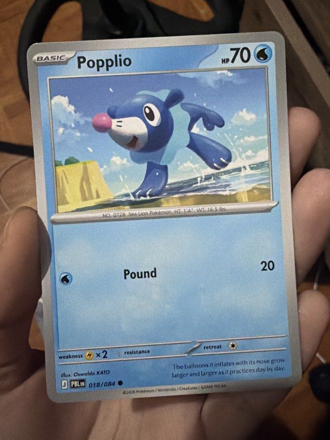 Popplio Pokemon Pitch Black Normal (Category: Raw Singles) located in Quezon City. Submitted by bananak1tchen (Listing ID 1470318540, Image 1). Description: RFS: Decluttering MOP: Bank Transfer MOD: J&t / SDD.