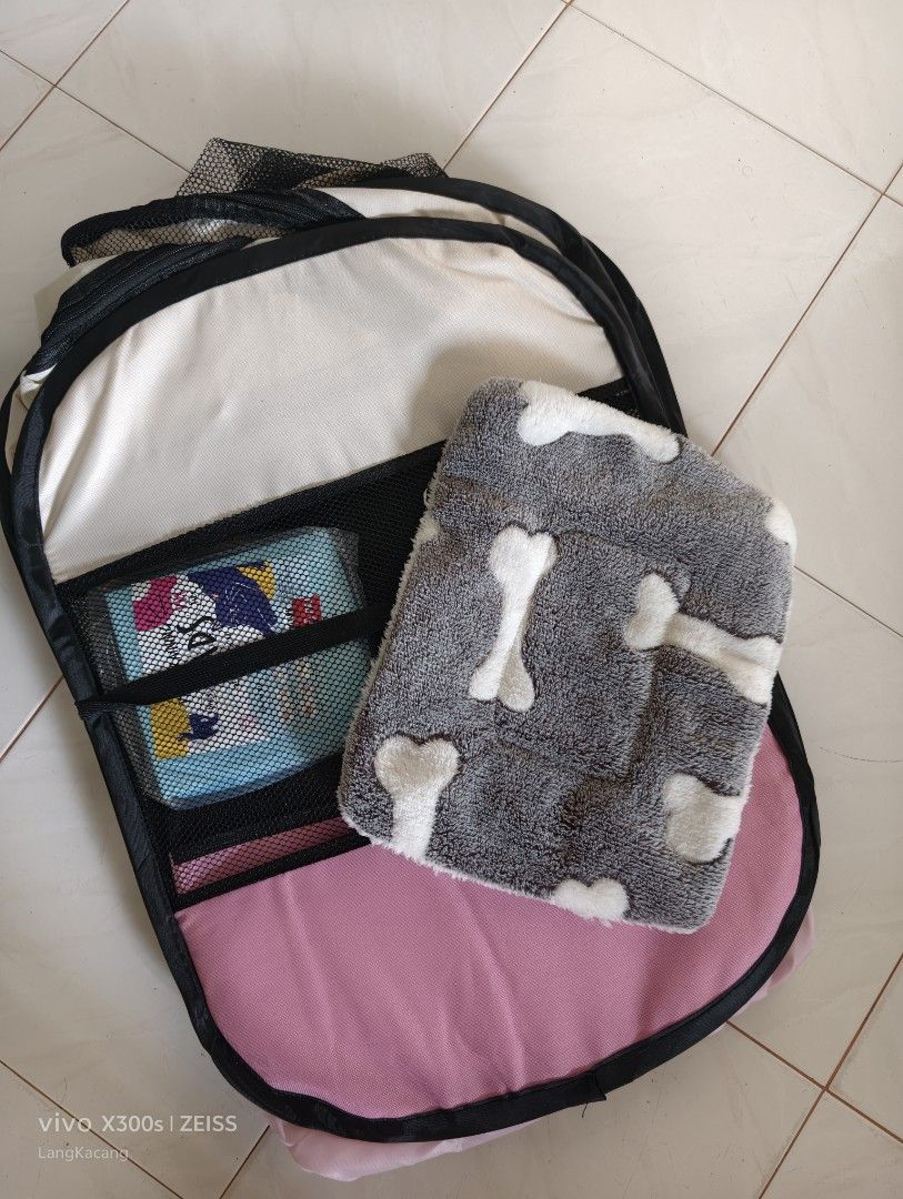 Portable Folding Cat Pet Tent Pink Large 114x114x60 Cm, Pet Supplies ...