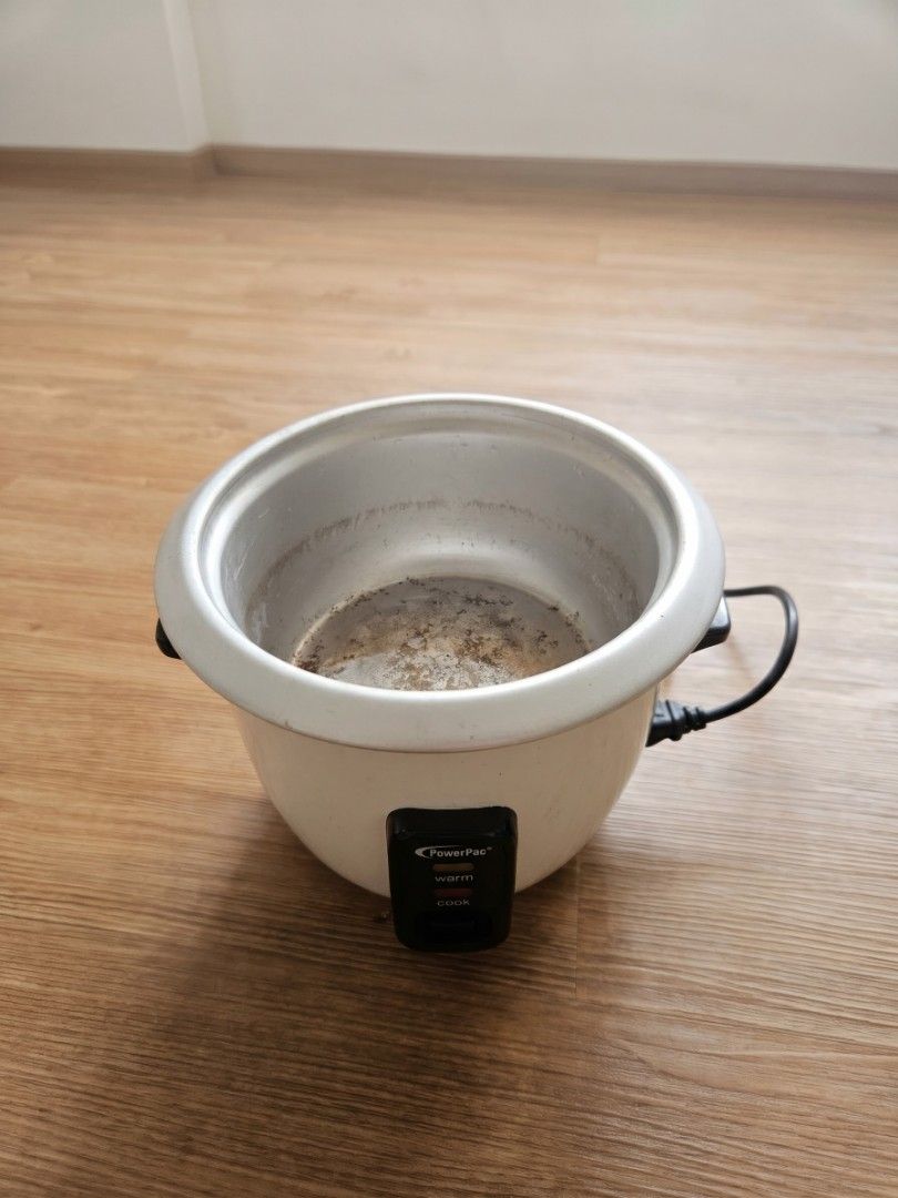PowerPac Rice Cooker with Stainless Steel Lid, TV & Home Appliances ...