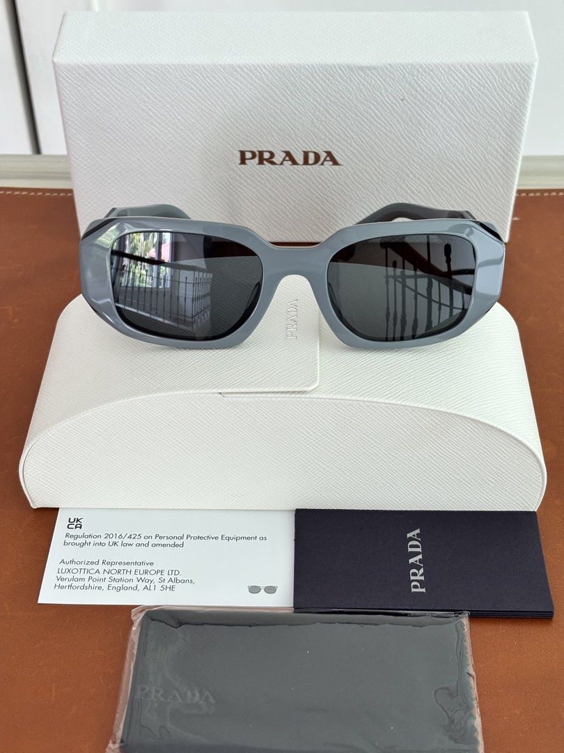 Prada Symbole Sunglasses (Category: Sunglasses & Eyewear) located in Muntinlupa City. Submitted by closet.confessions (Listing ID 1470175671, Image 2). Description: Turn heads effortlessly. 😎 Prada Symbole Sunglasses Very rare color!! Personally bought from the store Comes Fullset, no receipt 💰19k only! *bought for 38k! What a steal!! 💯 Authentic, as always! #prada #pradasunglasses.