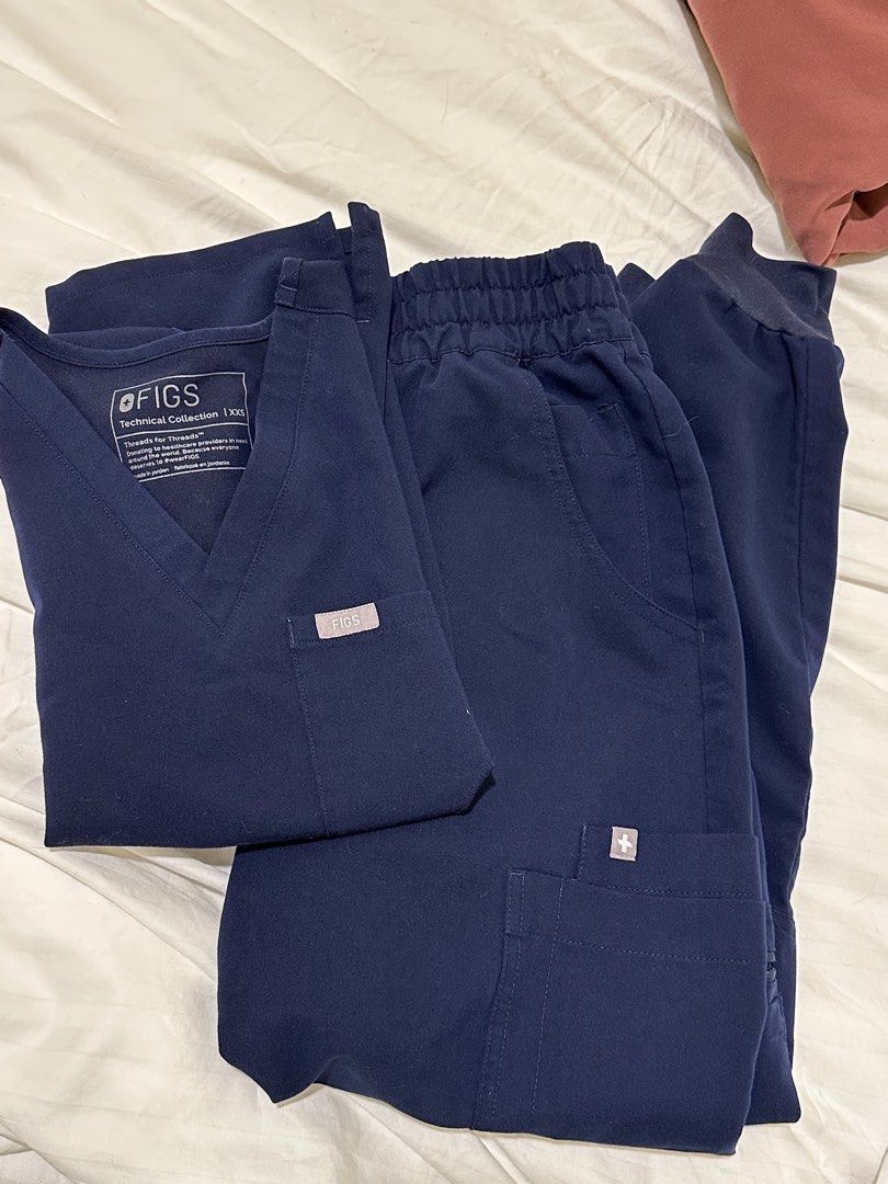 Preloved FIGS Scrubs Sets (Category: Sets or Coordinates) located in Pasig City. Submitted by makstc (Listing ID 1470247197, Image 2). Description: FOR SALE: FIGS SCRUBS SETS ₱2,500.00 per set (last price). Final price inquiries will not be entertained. 1. Moss Catarina Top (XXS Petite) and HW Yola Pants (XS Petite) 2. Navy Catarina Top (XXS Petite) and HW Uman Jogger Pants (XS Petite) 3. Mauve Catarina Top (XXS Petite) and HW Zamora Joggers (XS 