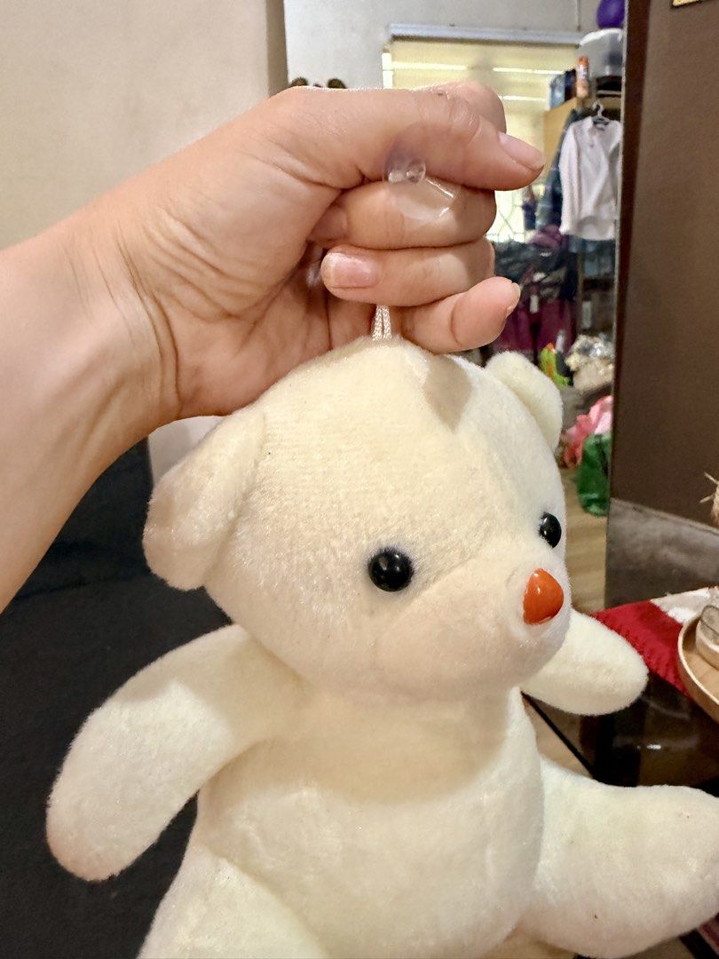 Pre-loved Small Teddy Bear (Category: Plushies & Soft Toys) located in Muntinlupa City. Submitted by sashaloves (Listing ID 1470188322, Image 3). Description: Pre-loved Small Teddy Bear In good used condition No time to wash/clean Please manage your expectations. You are considering a used toy. SF c/o miner..