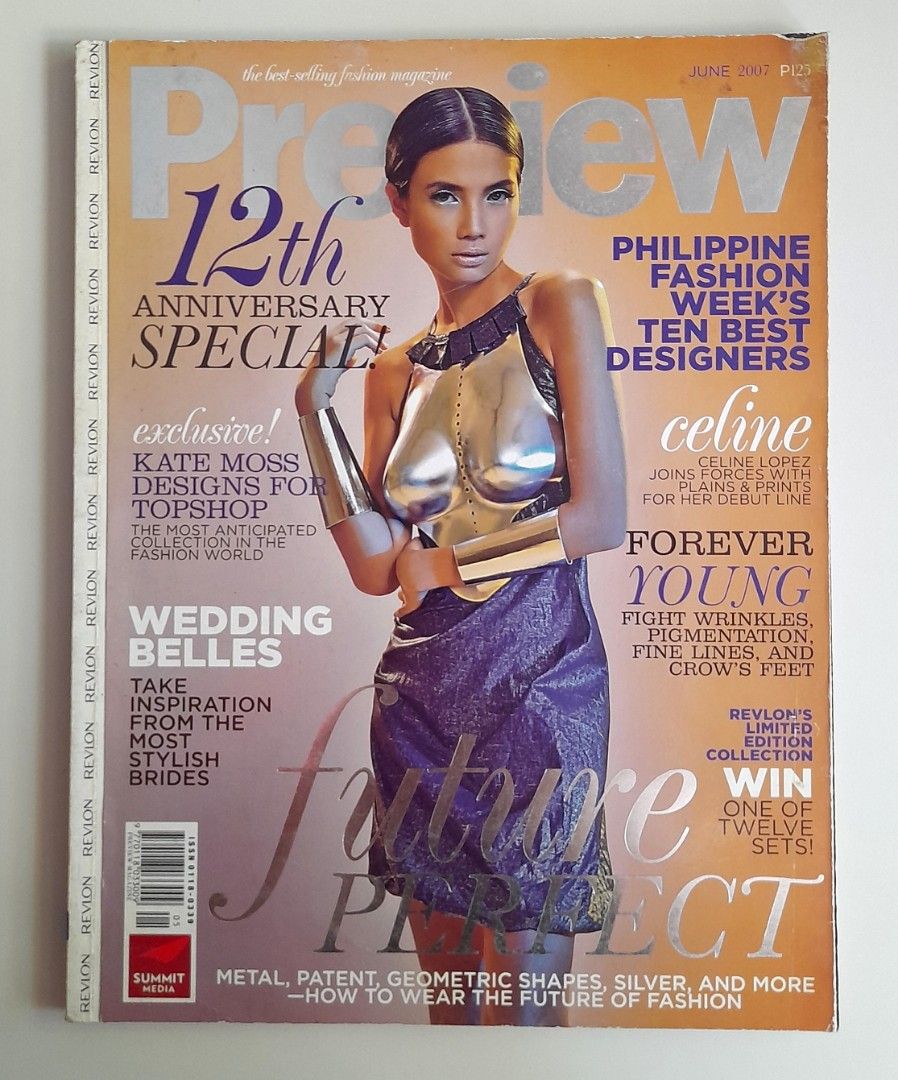 Preview Magazine June 2007 12th Anniversary Special (Category: Magazines) located in Batangas. Submitted by bluehasnoclue (Listing ID 1470204239, Image 1). Description: Condition Disclosure (Storage Clearing / As-Is): Pre-loved vintage back issue in good/fair condition. Cover and interior pages show normal vintage aging and shelf wear consistent with storage clearing. Might have cuts or missing pages inside. Sold strictly as-is. ​ •Buyer shoulder