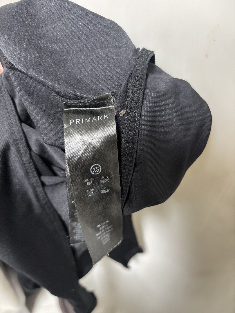 Primark Black High Neck Bodysuit (Category: Sleeveless) located in Caloocan City. Submitted by shibowhii (Listing ID 1470233966, Image 3). Description: .