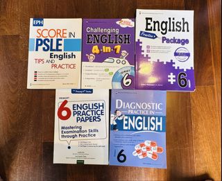 Primary 6 English Comprehension Cloze and Worksheets Practice Books ...