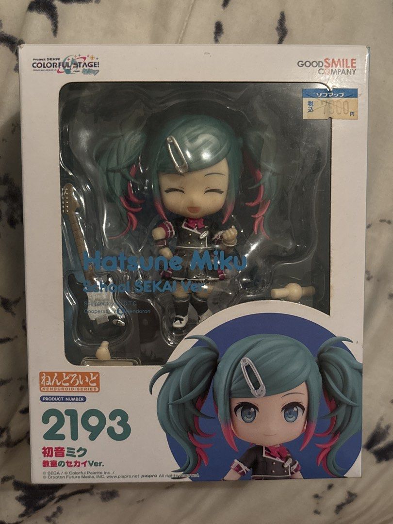 PROJECT SEKAI HATSUNE MIKU LEO NEED NENDOROID (Category: Figurines & Statues) located in Marikina City. Submitted by oyasumiyuna (Listing ID 1470148730, Image 1). Description: ♡ WTS / LFB !!! Hatsune Miku SCHOOL SEKAI LEO NEED Nendoroid 🩵 🧷 ₱2,800 ‼️ (nego) ♡ BIB ♡ complete parts ♡ box has a few dents and dirt ♡ bought from 🇯🇵 🧷 RFS: decluttering, need funds 👁️ 📍pasig lalamove or meet up only.