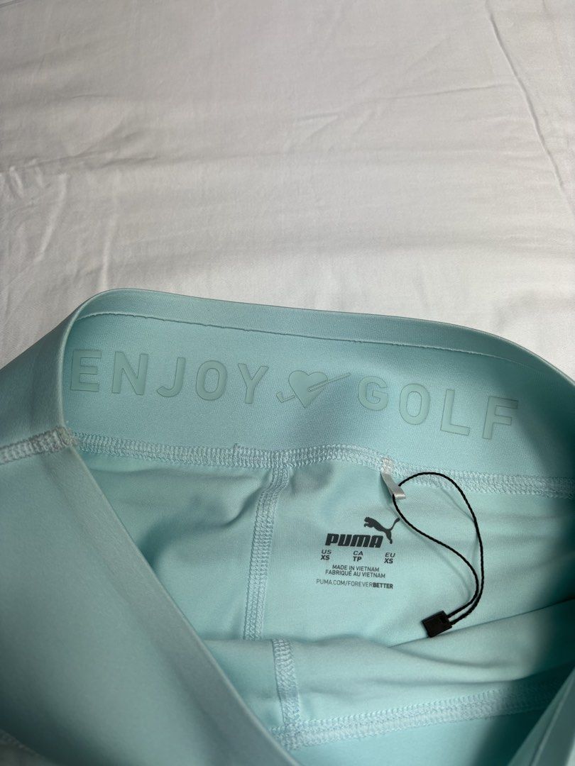 Puma Enjoy Golf Skort Light Blue XS (Category: Activewear) located in Muntinlupa City. Submitted by jane226ph (Listing ID 1470273815, Image 3). Description: Original Brand New, unworn, unused Puma Skort Color Light Blue Size XS to Medium Built-in shorts for coverage Sold as is.