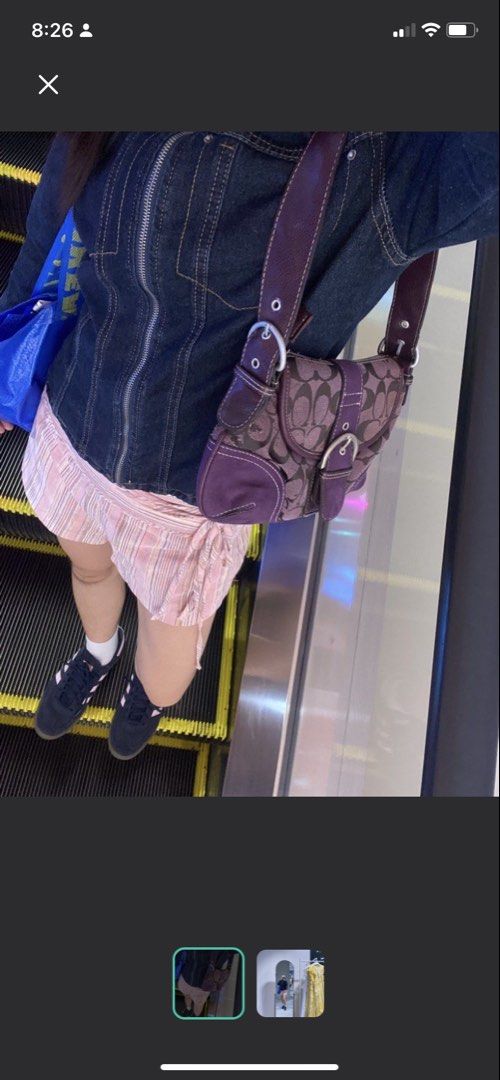 Purple Coach Bag (Category: Luxury Bags & Wallets) located in Guinobatan. Submitted by whtvrim (Listing ID 1470008470, Image 2). Description: .