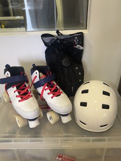 Mesuca Spider-Man Roller Skates Helmet and Protective Gear Set, Sports ...