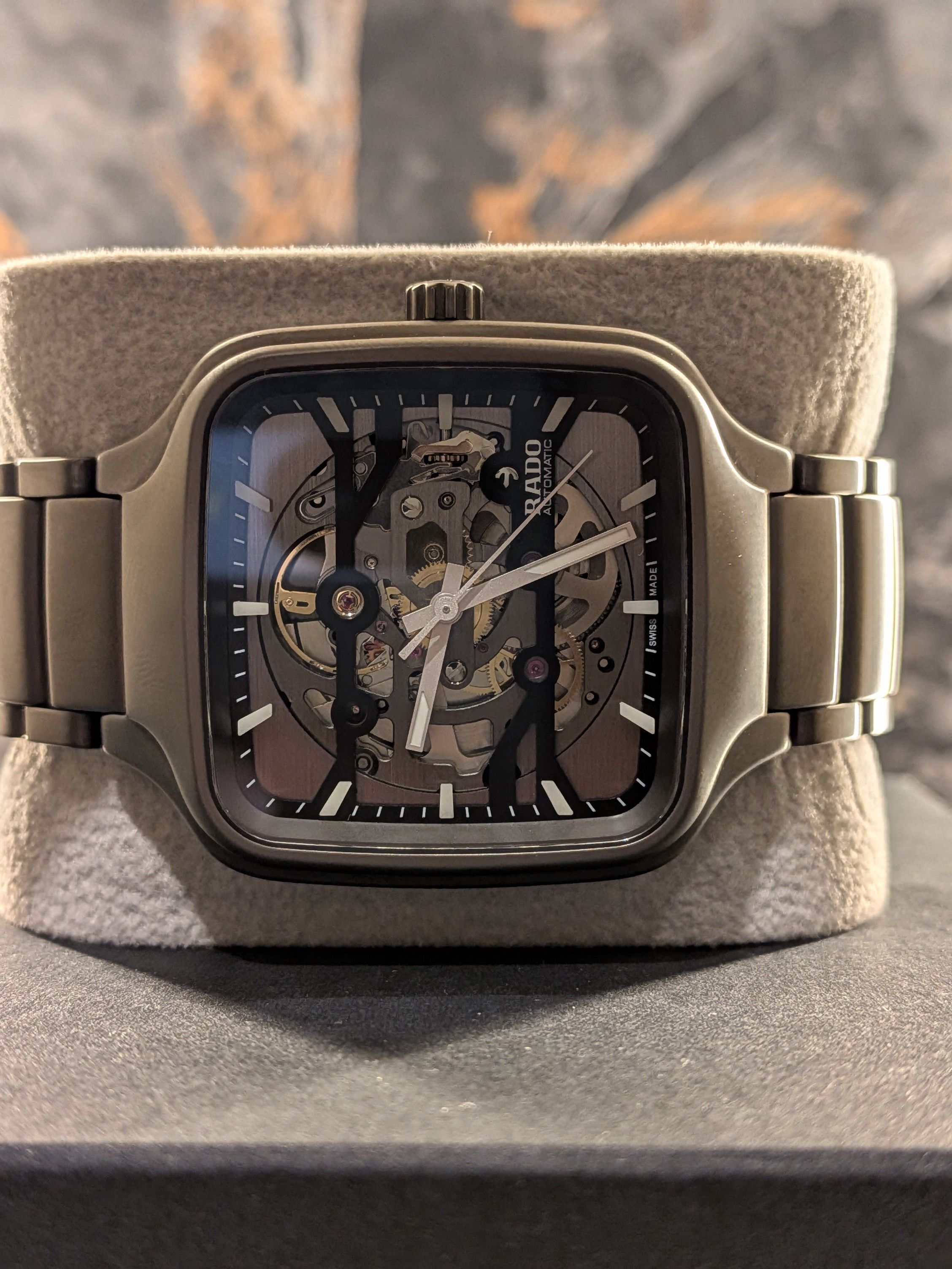 Rado True Square Automatic Skeleton Watch, Luxury, Watches on Carousell