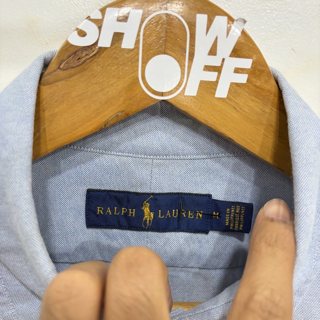 Ralph Lauren (Category: Formal Shirts) located in Santa Rosa. Submitted by gardenofthrifts (Listing ID 1470150144, Image 3). Description: Shirt ₱1580 Medium Width: 21.5 Length: 28 10/10 Condition Comment “Mine” below to purchase..