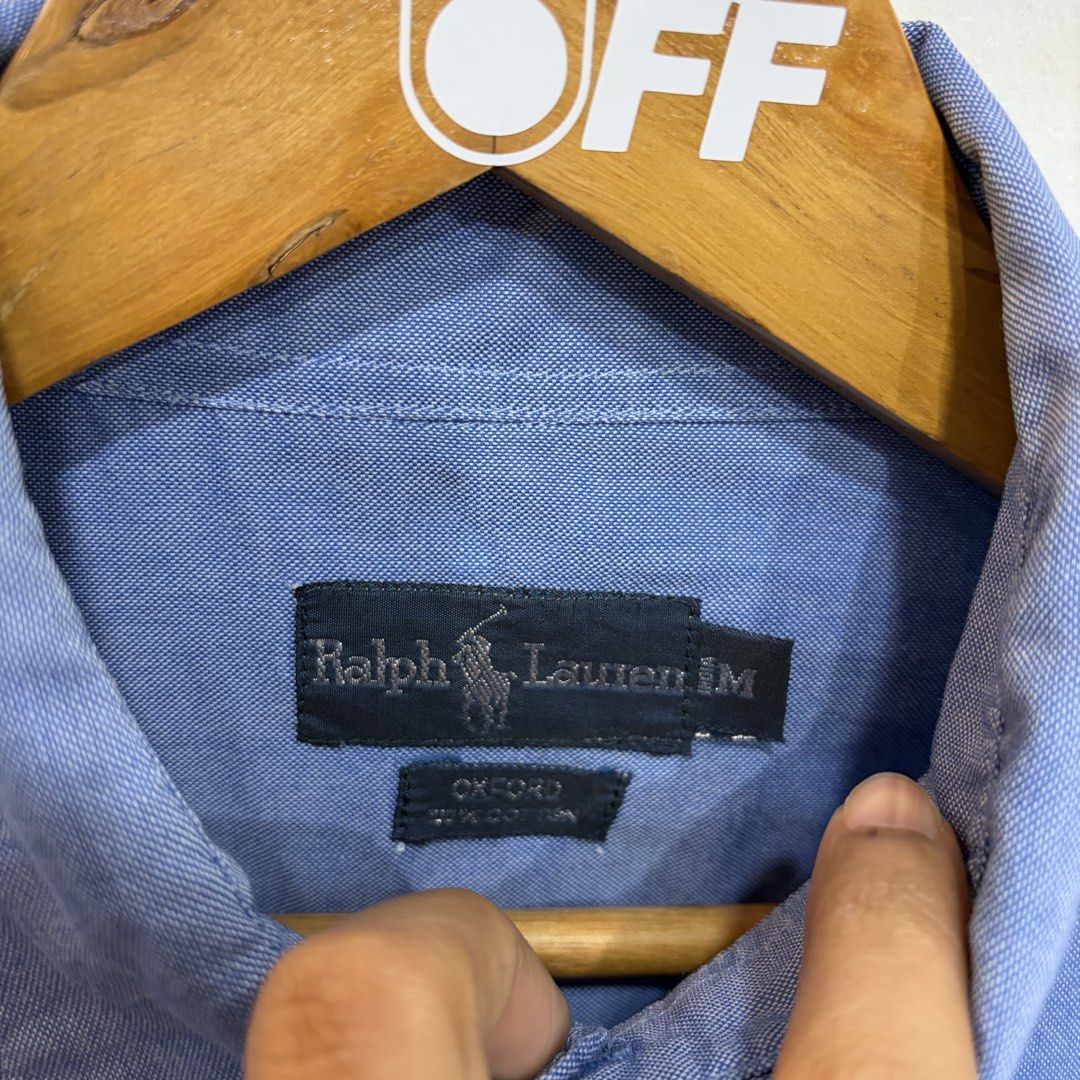 Ralph Lauren (Category: Formal Shirts) located in Santa Rosa. Submitted by gardenofthrifts (Listing ID 1470180624, Image 3). Description: Shirt ₱980 Medium / Large Width: 22 Length: 28.5 9/10 Condition Issue: Small pinhole Comment “Mine” below to purchase..