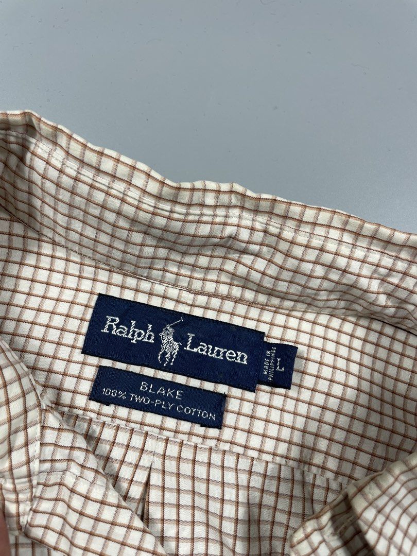 Ralph lauren brown logo and stripes (Category: Activewear) located in Taguig. Submitted by _curatedfits (Listing ID 1470319391, Image 3). Description: Ralph lauren brown logo and stripes Size: Large Width 27” Length 32 No flaws.