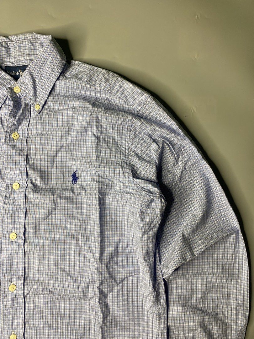 Ralph Lauren Button down Long Sleeve (Category: Tshirts & Polo Shirts ) located in Bago City. Submitted by jg_finds_ (Listing ID 1470224778, Image 3). Description: Size Small on tag Width- 21 inch Length- 29 inch Sleeves- 24 inch Authentic As new condition.