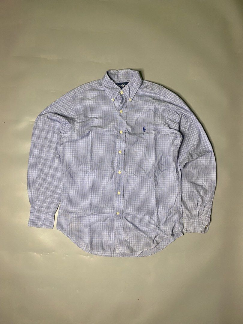 Ralph Lauren Button down Long Sleeve (Category: Tshirts & Polo Shirts ) located in Bago City. Submitted by jg_finds_ (Listing ID 1470224778, Image 2). Description: Size Small on tag Width- 21 inch Length- 29 inch Sleeves- 24 inch Authentic As new condition.