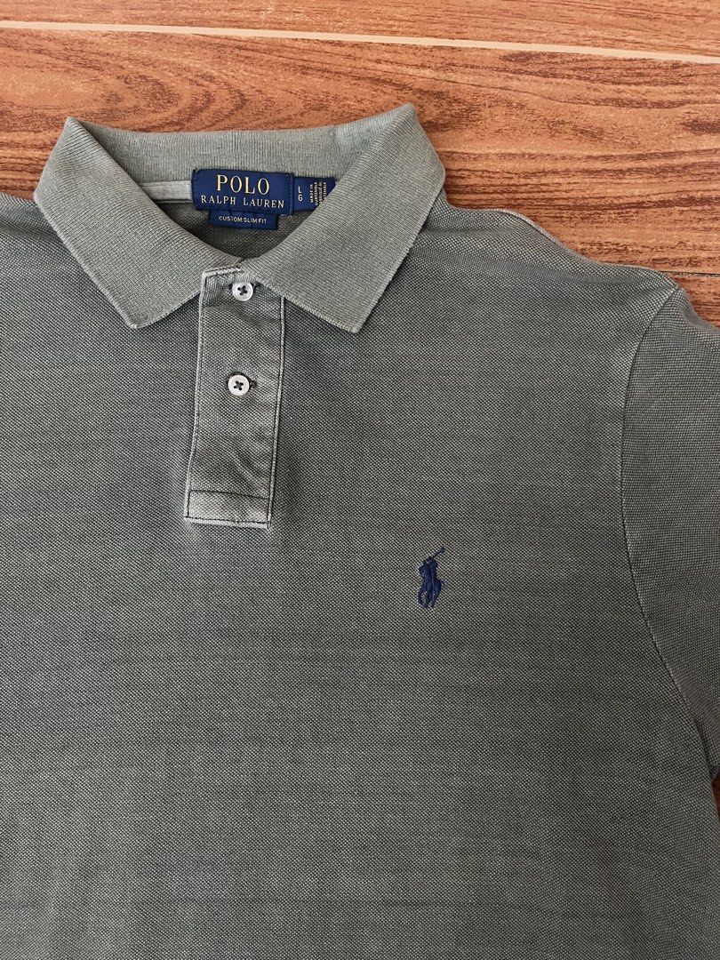 Ralph Lauren Polo Shirt (Category: Tshirts & Polo Shirts ) located in Manila. Submitted by a.stmngo (Listing ID 1470144606, Image 2). Description: Size Large on tag Width 21.5 inches Length 28 inches Needwash Good Condition 📍Manage your expectation. Item is thrifted. 📍Nagcarlan, Laguna.