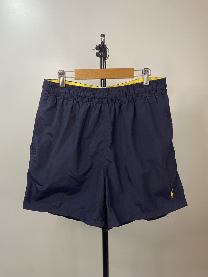 Ralph Lauren Swim Shorts (Category: Shorts) located in Bacolod City. Submitted by hayymeeh.finds (Listing ID 1470220783, Image 1). Description: (Authentic) Ralph Lauren Swim Shorts - Navy Blue Size: Medium Measurements: Waist: 30-34" | Length: 17" Condition: good as new, flawless, 9.8/10 color rate Price: 📥 📍 Location: Bacolod City 🚚 Shipping: (J&T / Meet-up if available) 💳 Payment: (GCash / Cash / Bank Transfer) ⚠️ DISCLAIMERS: • Actual colo