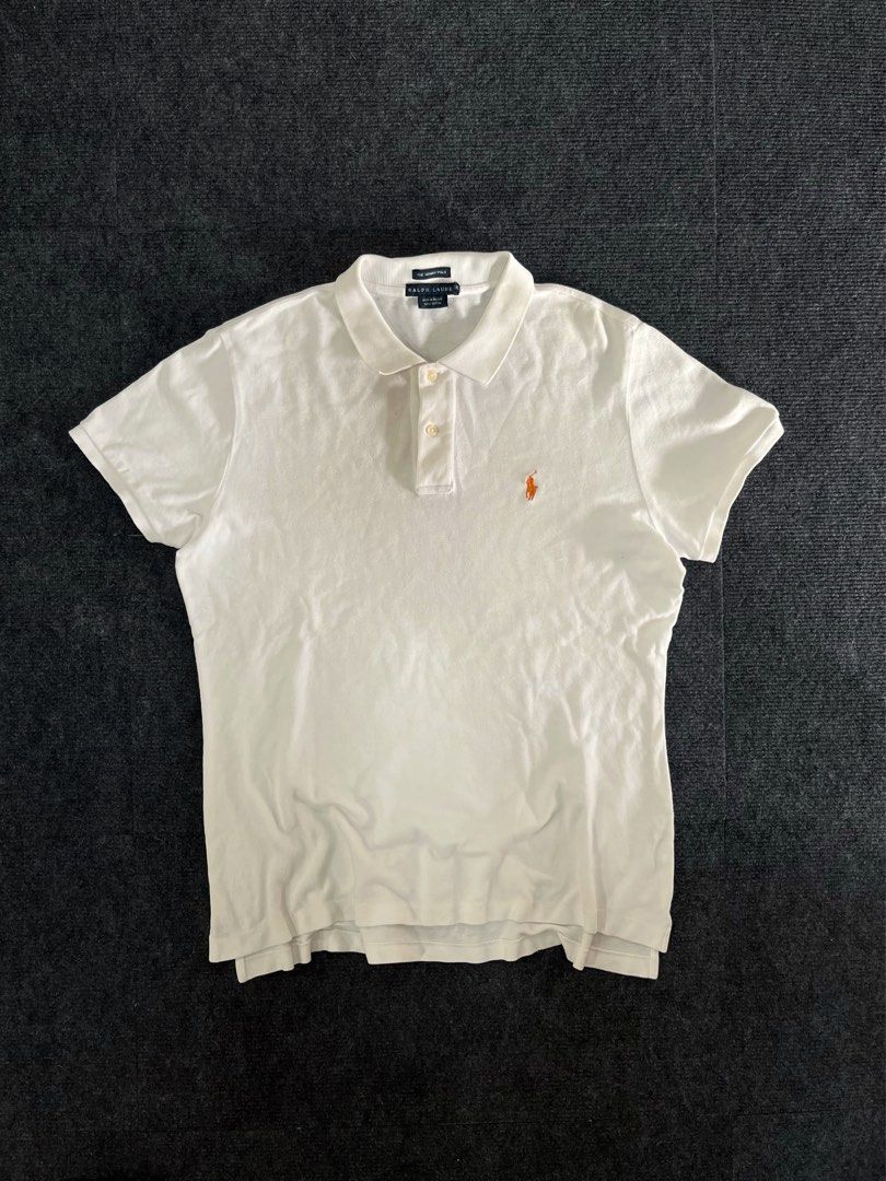 Ralph Lauren White Polo Shirt (Category: Tshirts & Polo Shirts ) located in Los Banos. Submitted by reworn.clo2026 (Listing ID 1470148993, Image 1). Description: Best fit: Medium * Width: 20.5 * Length: 26-27.5.