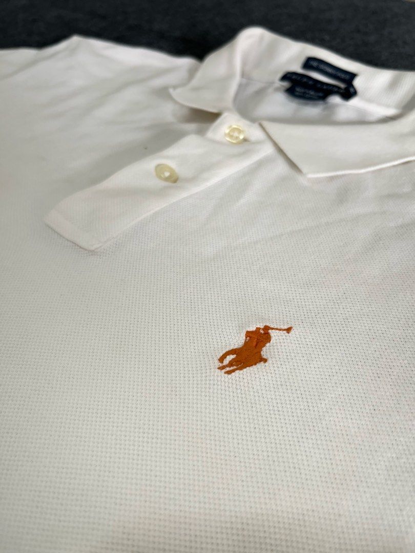 Ralph Lauren White Polo Shirt (Category: Tshirts & Polo Shirts ) located in Los Banos. Submitted by reworn.clo2026 (Listing ID 1470148993, Image 3). Description: Best fit: Medium * Width: 20.5 * Length: 26-27.5.