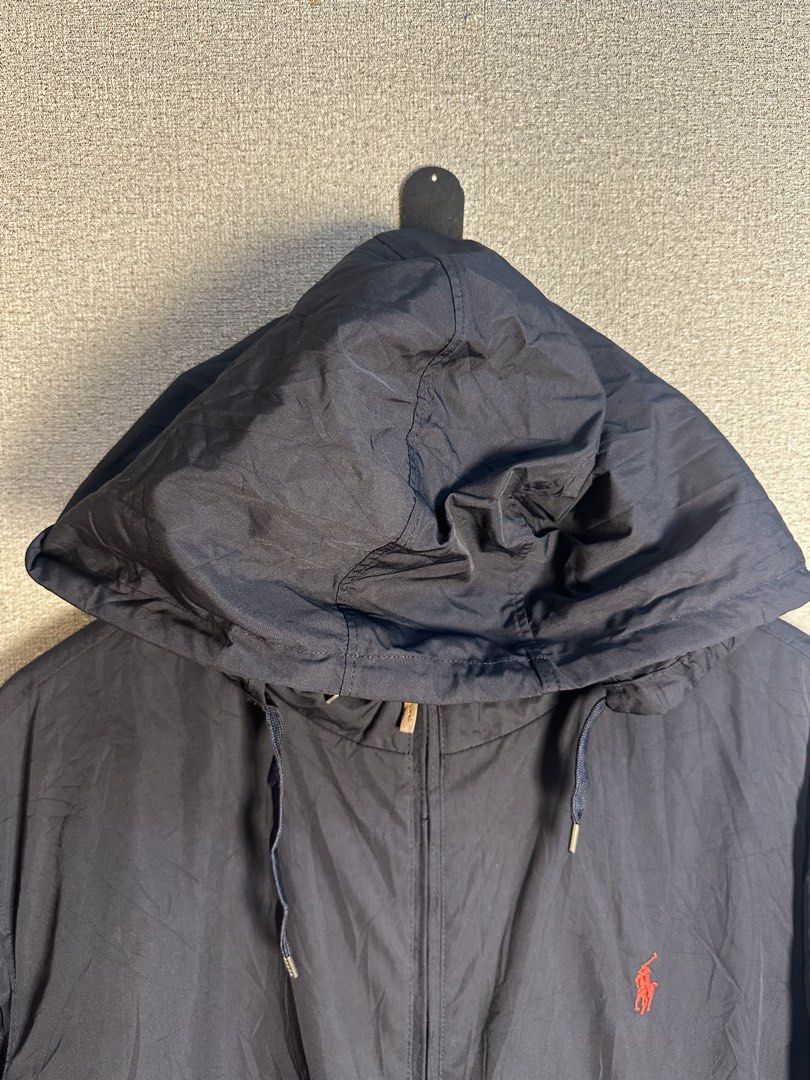 RALPH LAUREN WINDBREAKER W/ PACKABLE HOOD (Category: Coats, Jackets and Outerwear) located in Rizal. Submitted by jamesthrift (Listing ID 1470156168, Image 3). Description: RALPH LAUREN WINDBREAKER W/ PACKABLE HOOD Size : XL Dimes: -width 24.5 -length 27 Condition: excellent Color Rate: 9.5 Issue:none 🏷️999+sf.