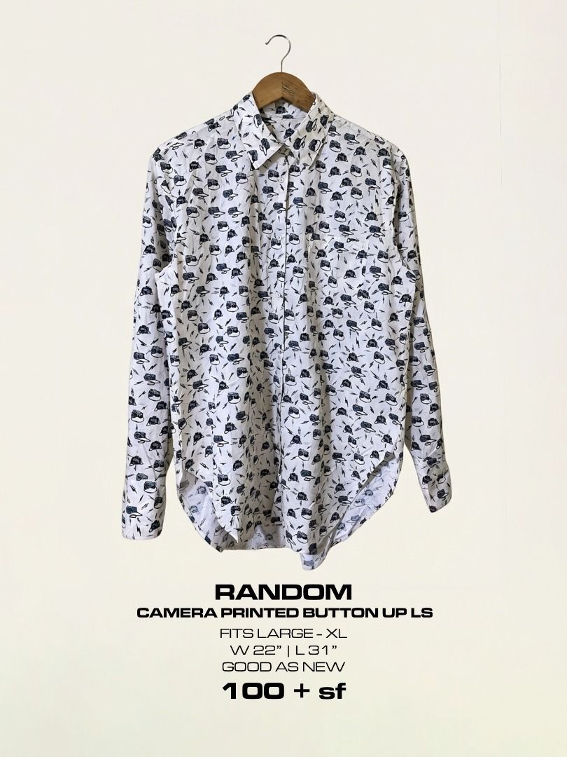 ON SALE! Random Camera All Over Printer Button Long Sleeves (Category: Tshirts & Polo Shirts ) located in Cadiz. Submitted by davidspothead (Listing ID 1470254678, Image 1). Description: .