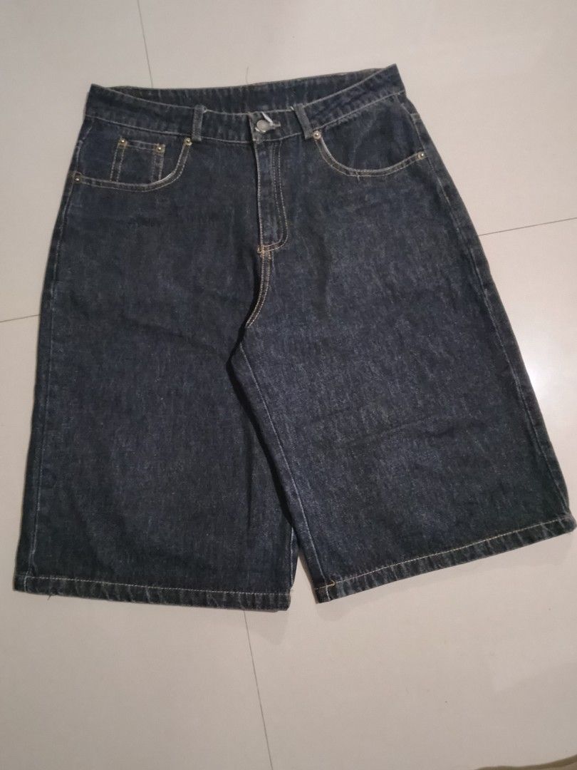 RANDOM RAW DENIM JORTS (Category: Jeans) located in Cavite. Submitted by jftxthrift (Listing ID 1470162909, Image 2). Description: sz 29 length 24 thigh 13 l.o 11.5.