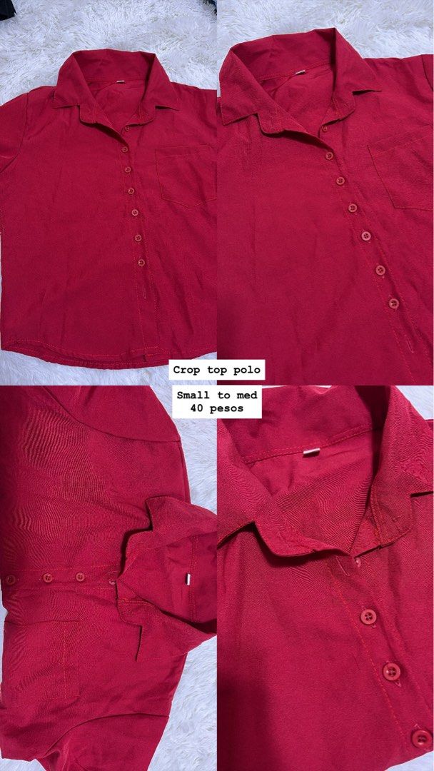 Random Tops Small to Med sizes. (Category: Longsleeves) located in Rizal. Submitted by prelovednicaxxi (Listing ID 1470264945, Image 3). Description: Prices indicated in each picture.