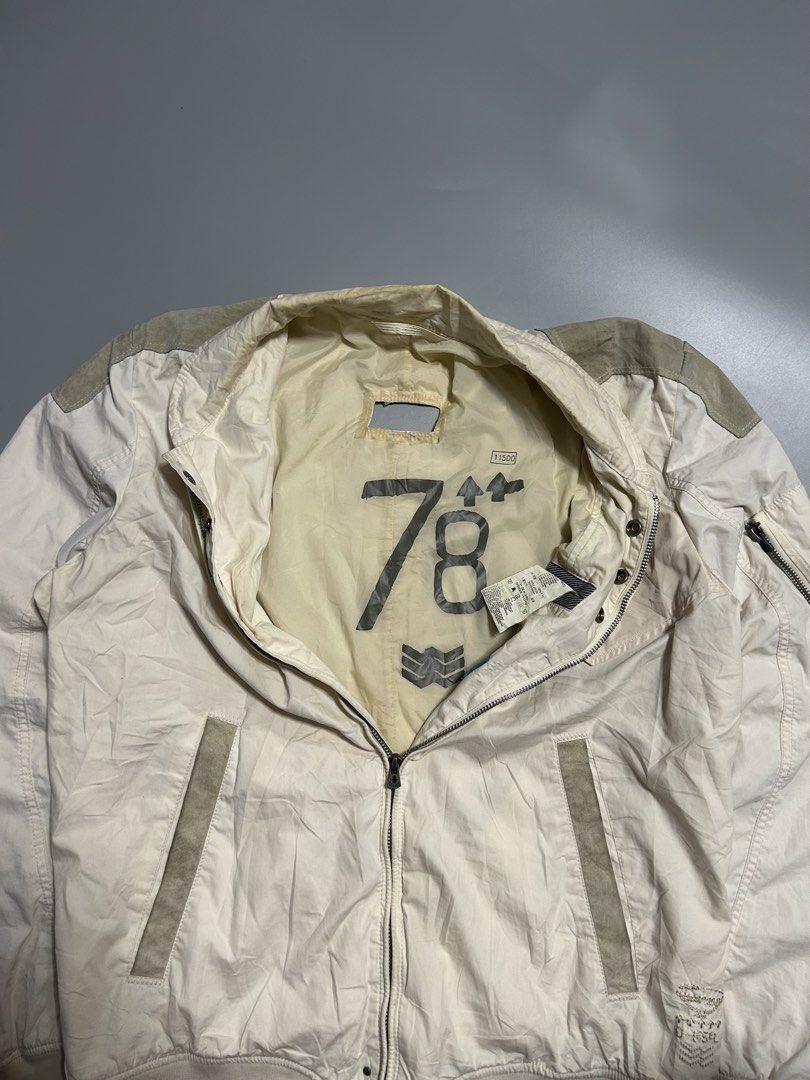 Rare Diesel 2000’s Y2k Flight Jacket (authentic) (Category: Coats, Jackets and Outerwear) located in Trece Martires City. Submitted by flip_flips (Listing ID 1470321172, Image 2). Description: Rare Diesel 2000’s Y2k Flight Jacket (authentic) -Dimes: 24 width 29 length -Excellent condition -9.5/10 color rate -issue: none -Need wash only.